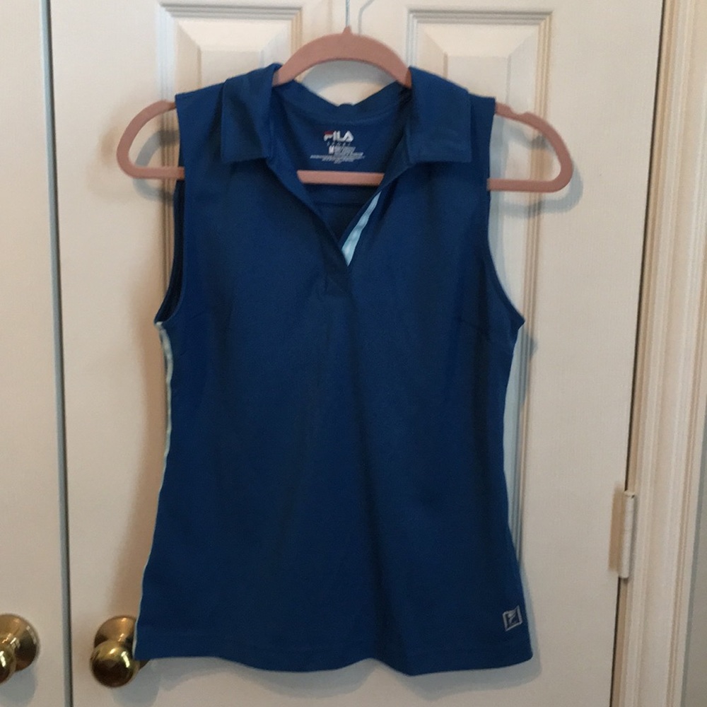 Blue Fila Golf Polo